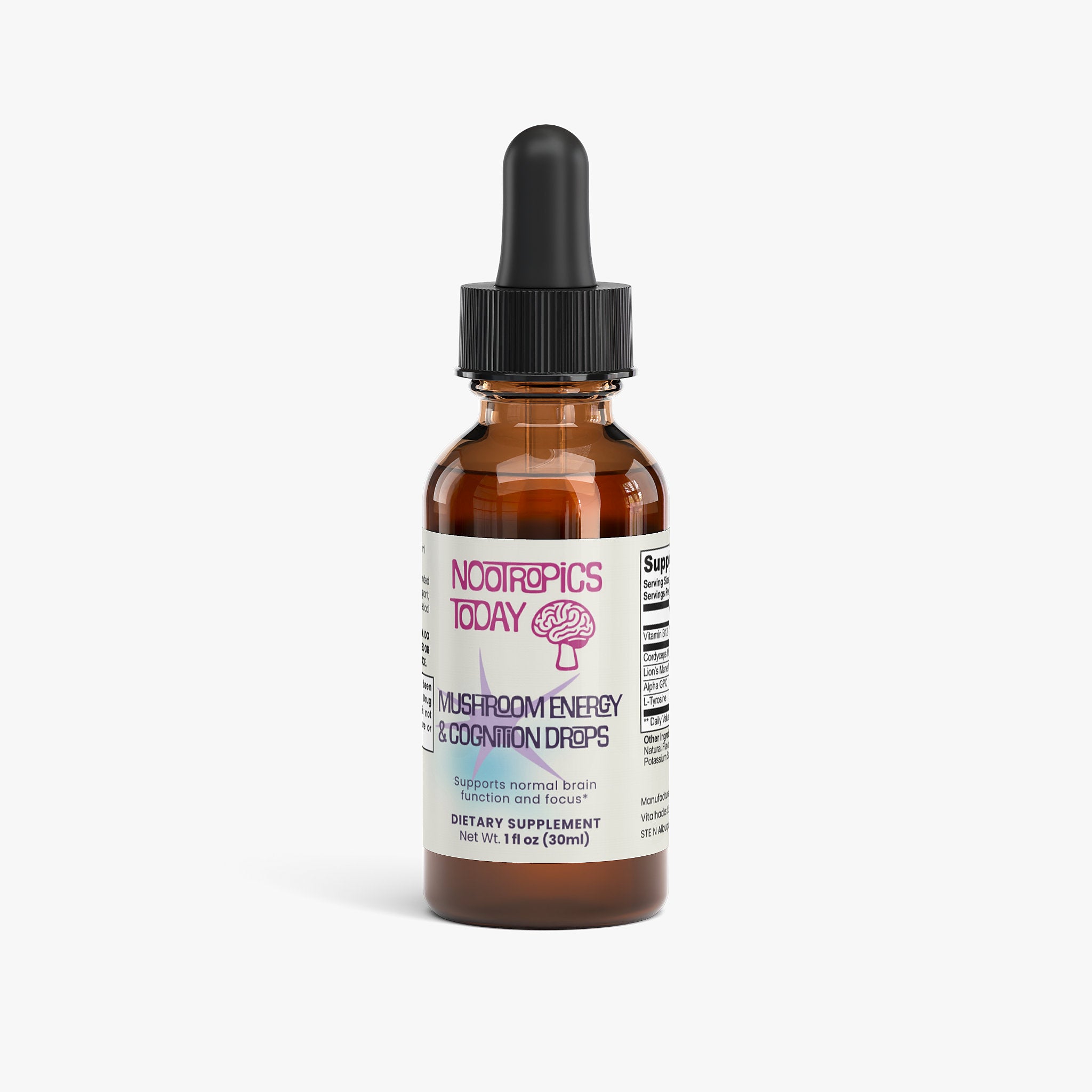 Mushroom Energy & Cognition Drops